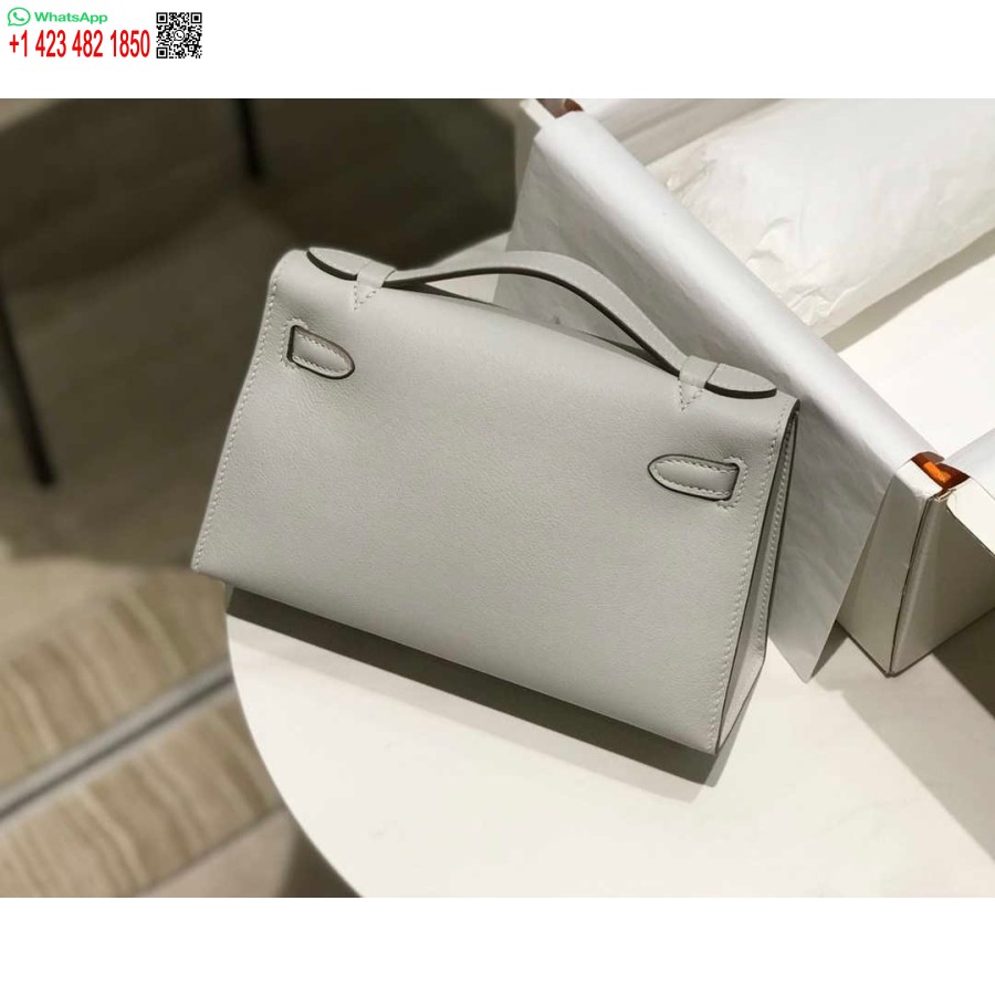 طبق الاصل هيرميس كيلي بوشيت سويفت حقيبة جلدية مخلب الذهب H230271