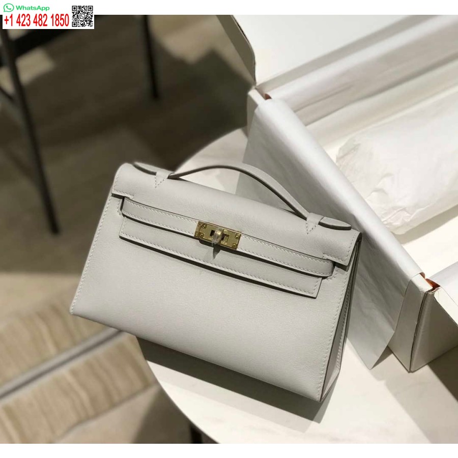 طبق الاصل هيرميس كيلي بوشيت سويفت حقيبة جلدية مخلب الذهب H230271