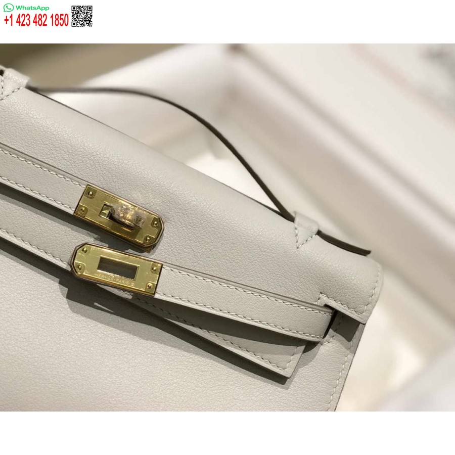 طبق الاصل هيرميس كيلي بوشيت سويفت حقيبة جلدية مخلب الذهب H230271