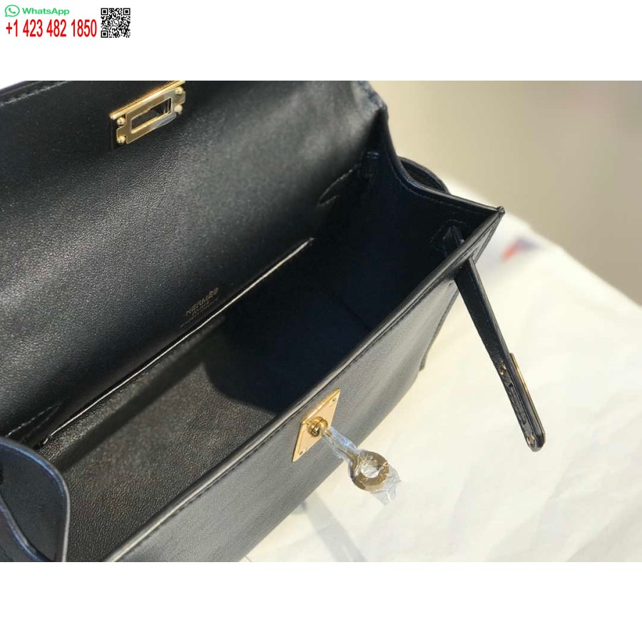 ماکت هرمس کلی پوچت کیف کلاچ چرمی سوئیفت طلا H230270