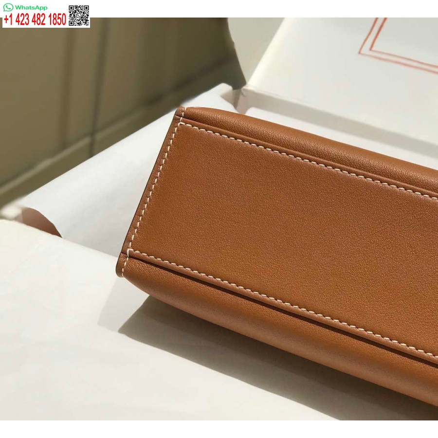 ماکت هرمس کلی پوچت کیف کلاچ چرمی سوئیفت طلا H230265