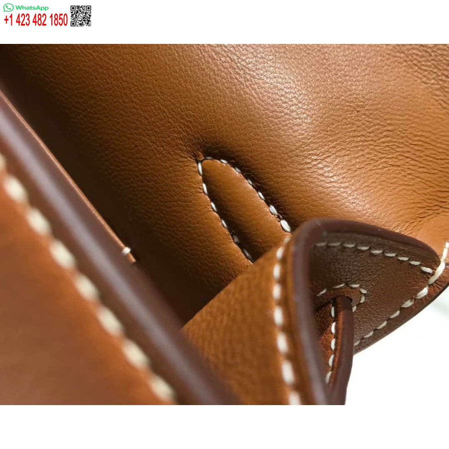 ماکت هرمس کلی پوچت کیف کلاچ چرمی سوئیفت طلا H230265