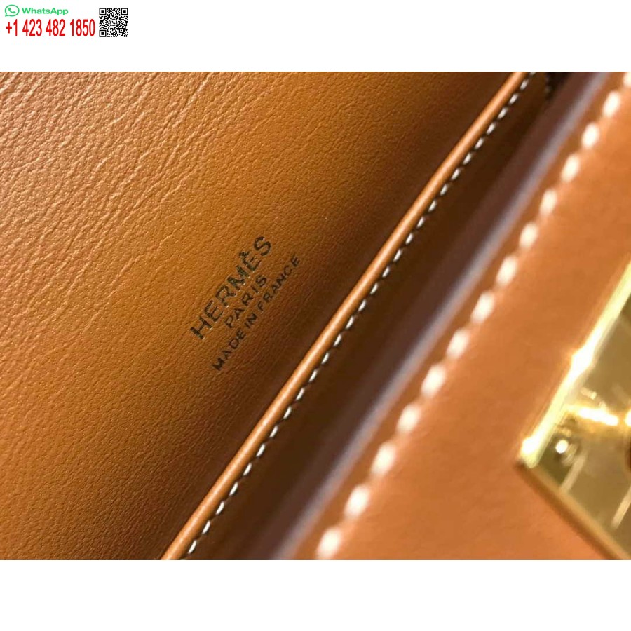 ماکت هرمس کلی پوچت کیف کلاچ چرمی سوئیفت طلا H230265