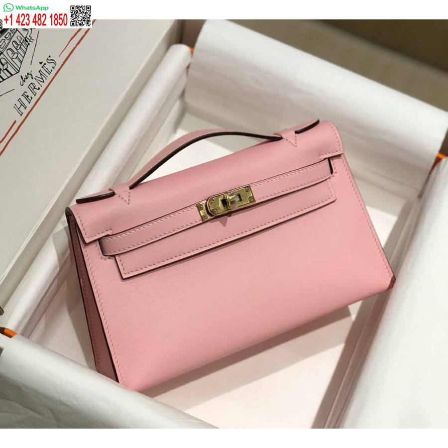 طبق الاصل هيرميس كيلي بوشيت سويفت حقيبة جلدية مخلب الذهب H230251