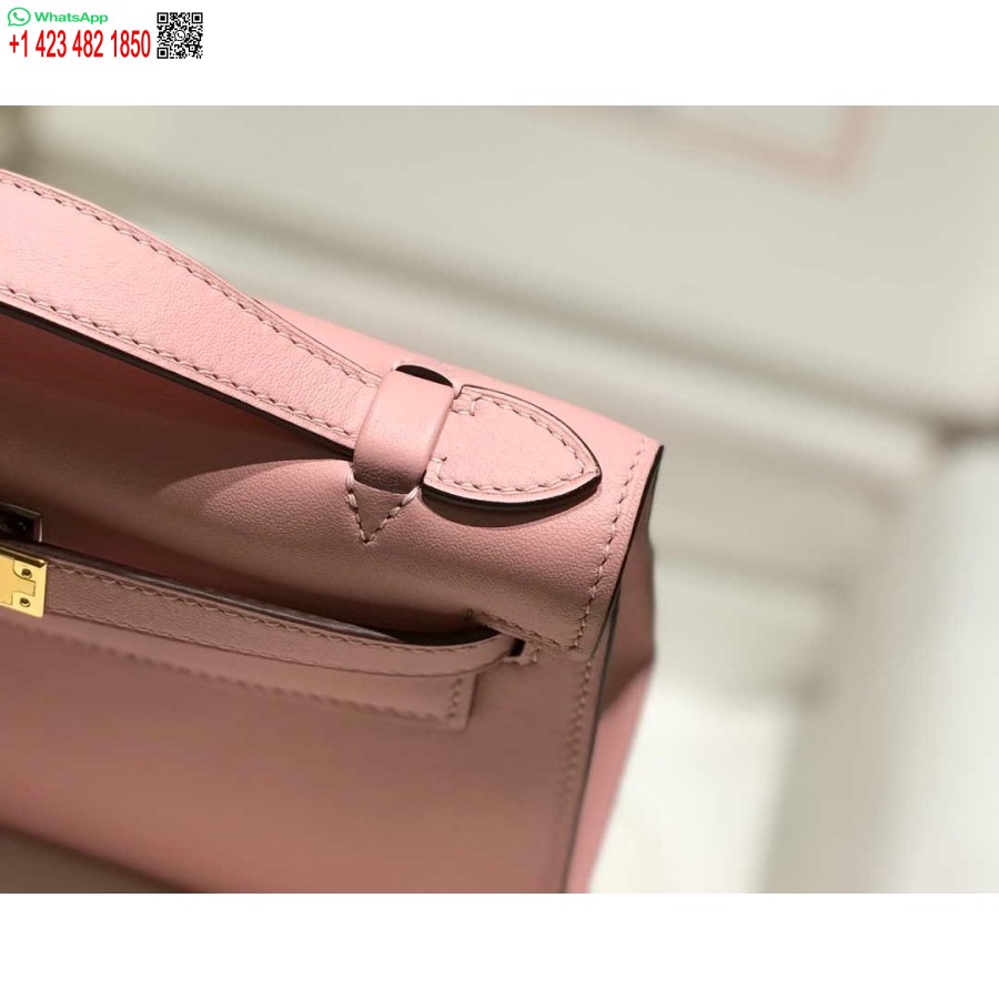 طبق الاصل هيرميس كيلي بوشيت سويفت حقيبة جلدية مخلب الذهب H230251