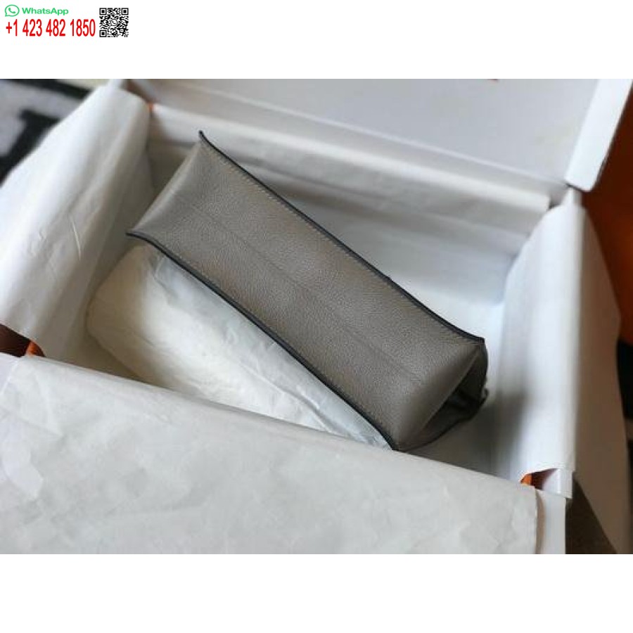 Replica Hermes Kelly Danse 22cm Geanta Piele 20356 Gri