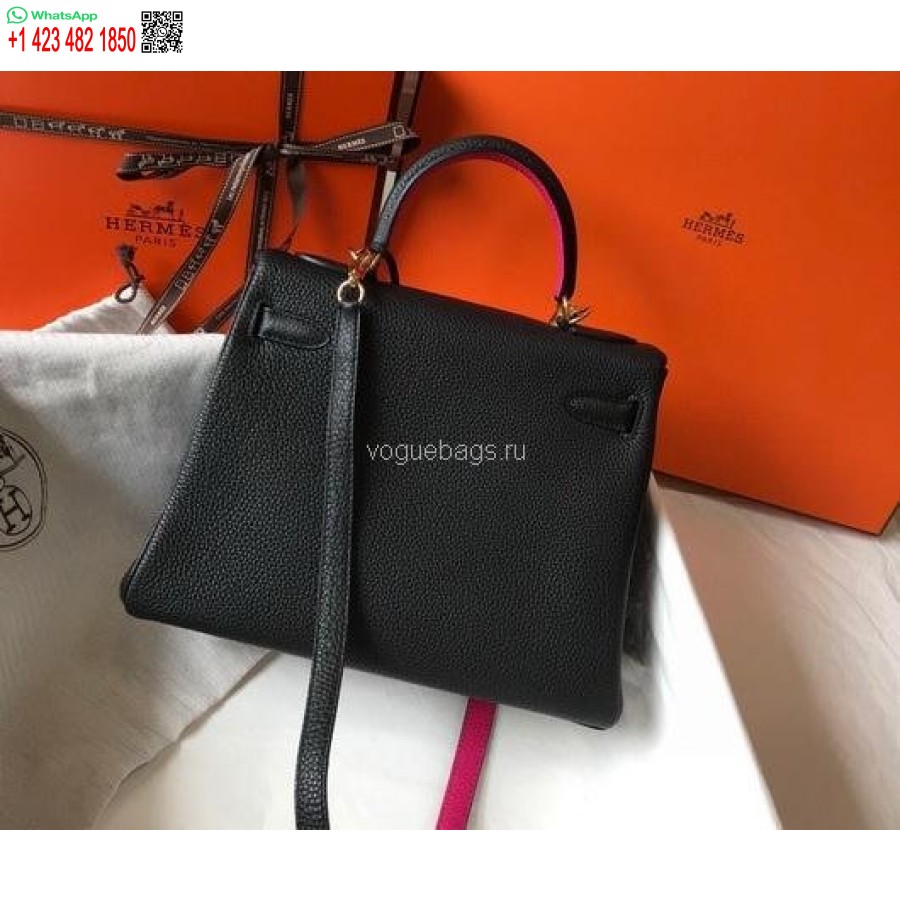 طبق الاصل هيرميس كيلي دانس 20318 مصمم حمل حقيبة حزام الكتف 28 32 سم أسود