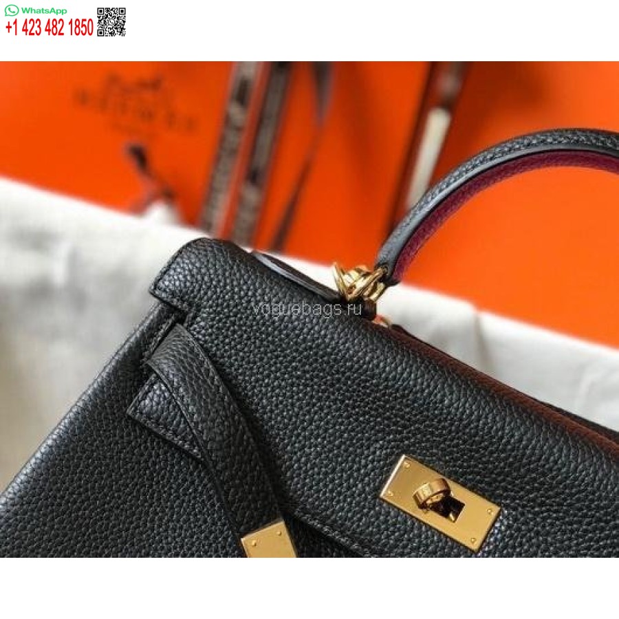 طبق الاصل هيرميس كيلي دانس 20318 مصمم حمل حقيبة حزام الكتف 28 32 سم أسود