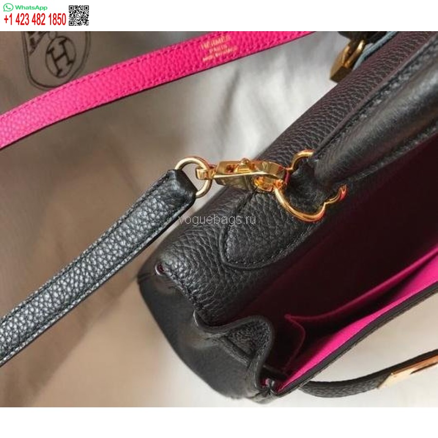 طبق الاصل هيرميس كيلي دانس 20318 مصمم حمل حقيبة حزام الكتف 28 32 سم أسود