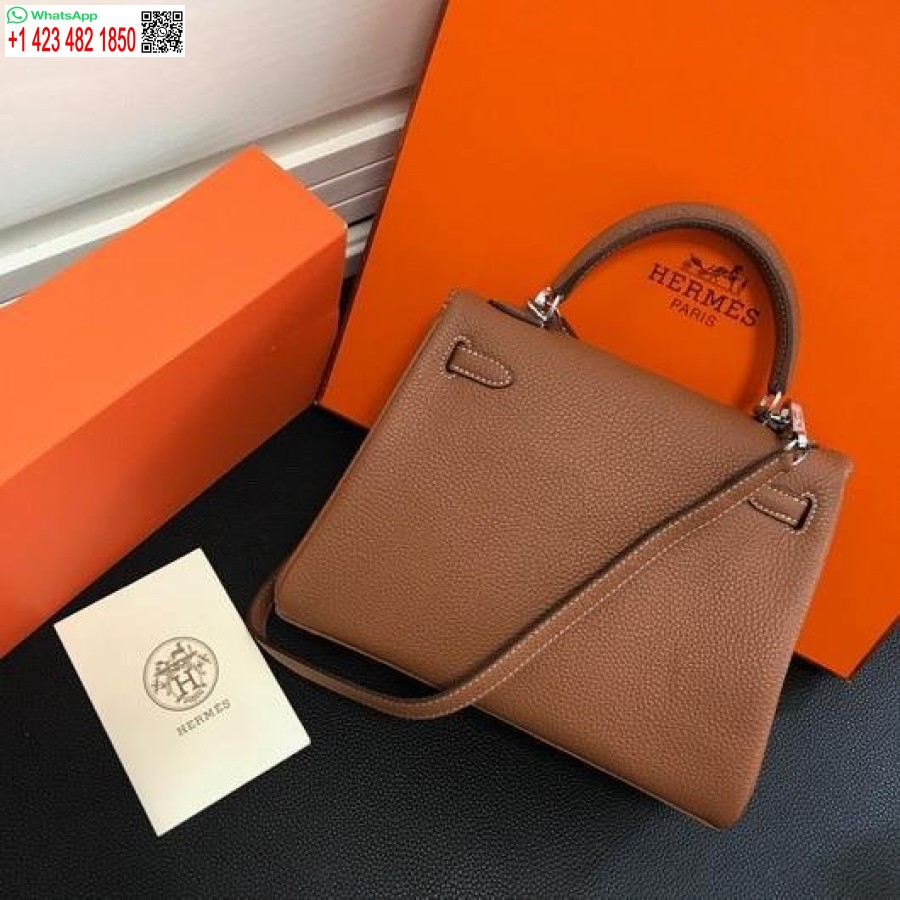 طبق الاصل هيرميس كيلي دانس 20316 مصمم حمل حقيبة حزام الكتف تان