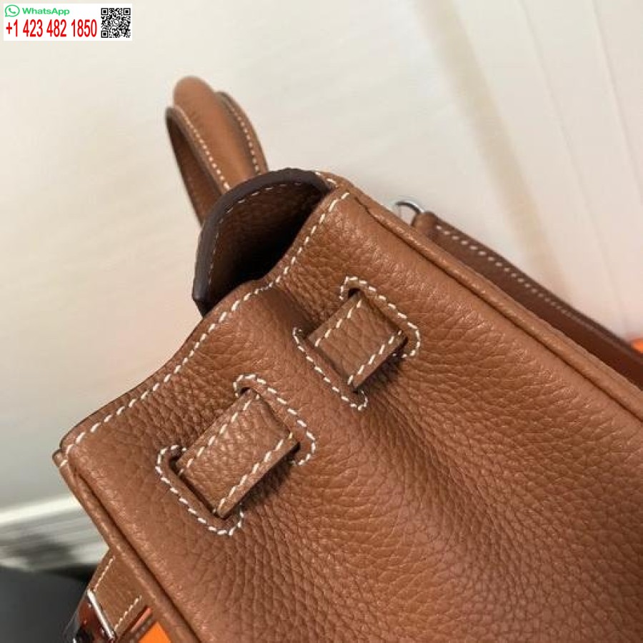طبق الاصل هيرميس كيلي دانس 20316 مصمم حمل حقيبة حزام الكتف تان
