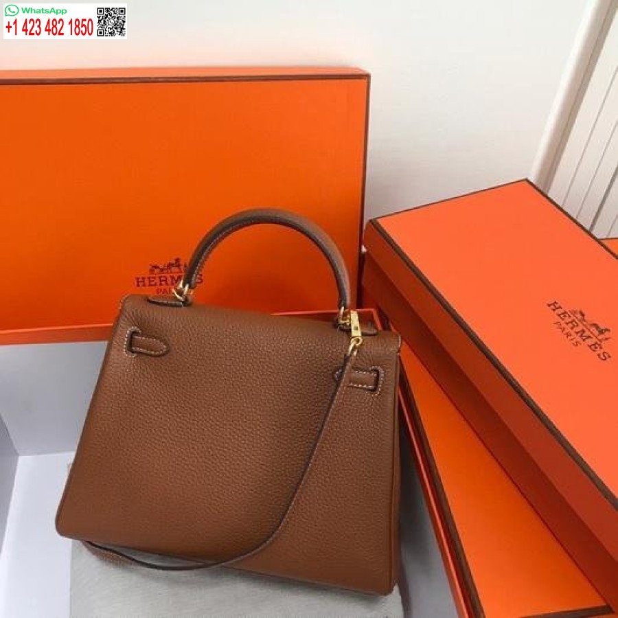 طبق الاصل هيرميس كيلي دانس 20316 مصمم حمل حقيبة حزام الكتف تان