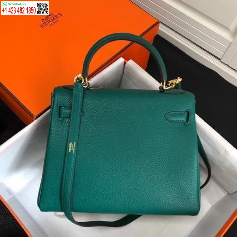 طبق الاصل هيرميس كيلي دانس 20312 مصمم حمل حقيبة حزام الكتف الأخضر الداكن