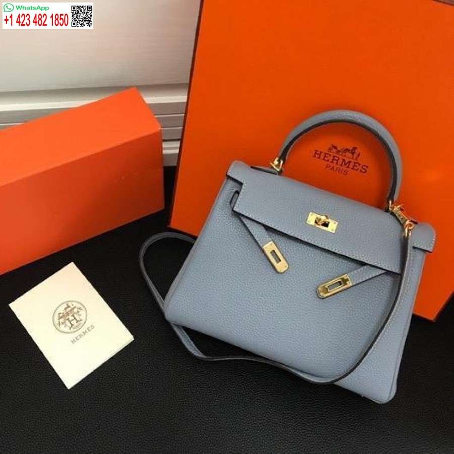 Replica Hermes Kelly Danse 20309 Borsa A Tracolla Di Design Tote Blu Lago