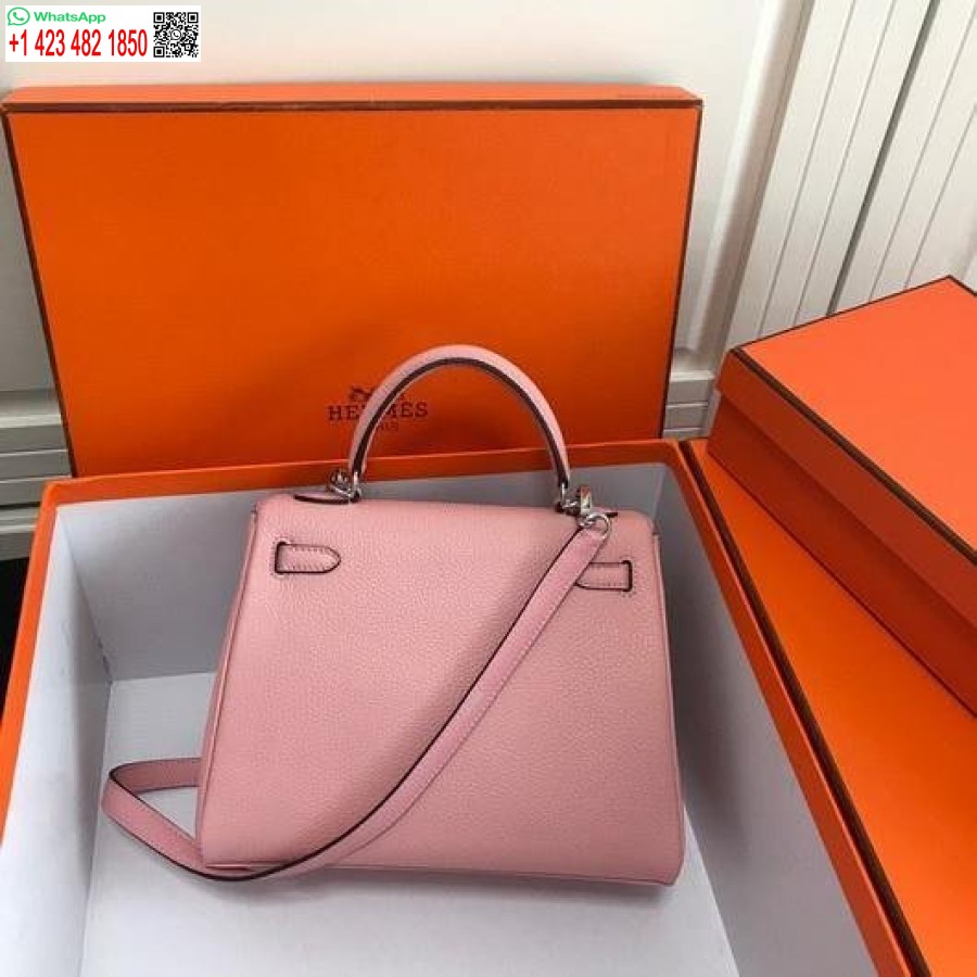 طبق الاصل هيرميس كيلي دانس 20306 مصمم حمل حقيبة حزام الكتف الوردي