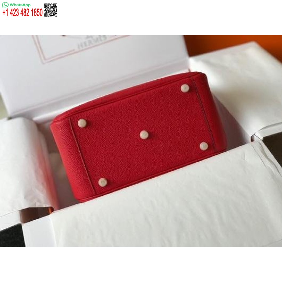 ماکت هرمس لیندی 26 سانتیمتری کیفهای سرشانهای طلایی قرمز