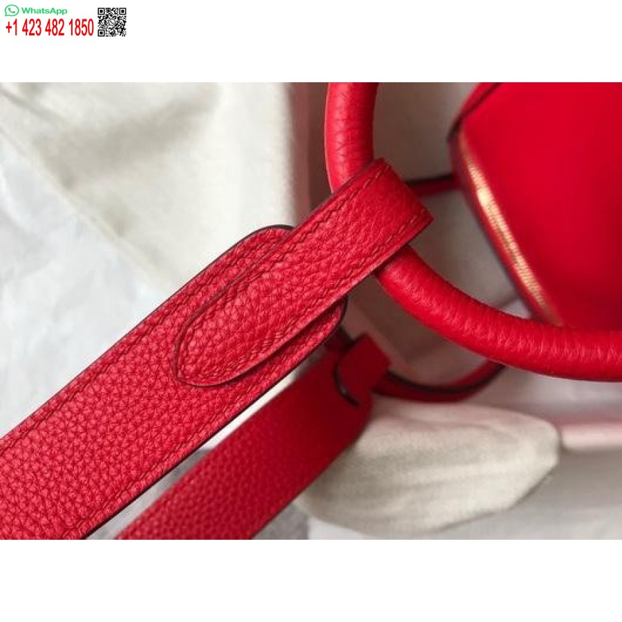 ماکت هرمس لیندی 26 سانتیمتری کیفهای سرشانهای طلایی قرمز