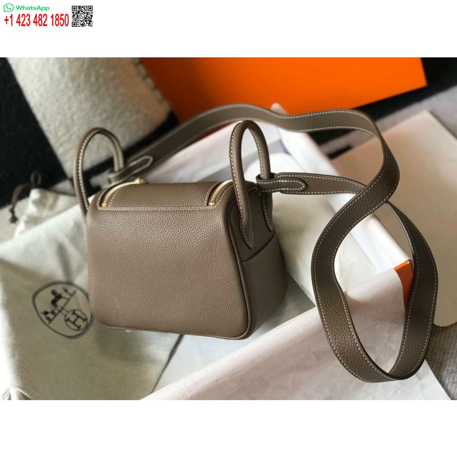 Replica Hermes H079086ck18 Mini Borsa Lindy 19 Cm Semi-manuale H231911