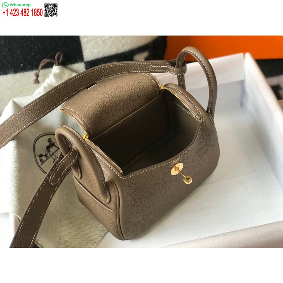 Replica Hermes H079086ck18 Mini Borsa Lindy 19 Cm Semi-manuale H231911