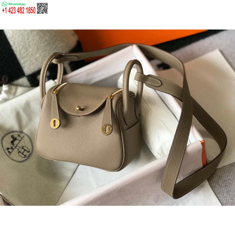 Replika Hermes H079086ck18 Mini Torbica Lindy 19 Cm Polročna H231910