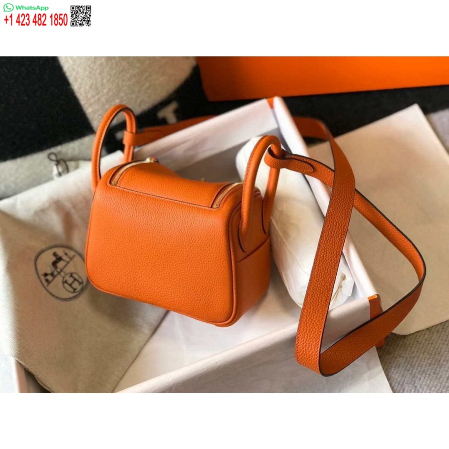 Replika Hermes H079086ck18 Mini Torbica Lindy 19 Cm Polročna H231908