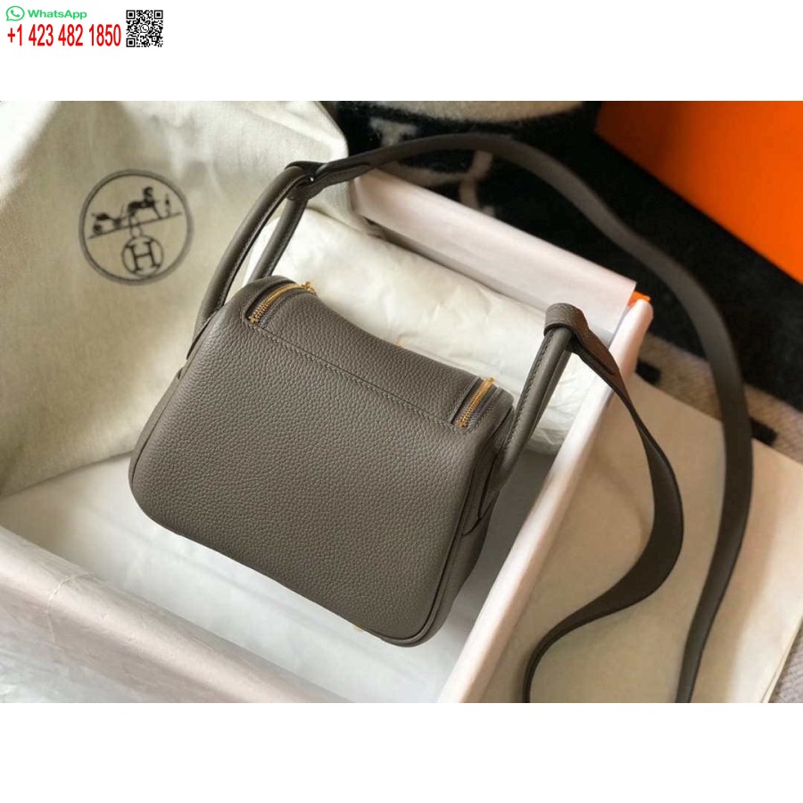Replica Hermes H079086ck18 Mini Borsa Lindy 19 Cm Semi-manuale H231907