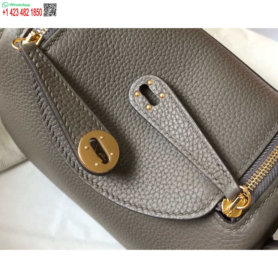 Replica Hermes H079086ck18 Mini Borsa Lindy 19 Cm Semi-manuale H231907