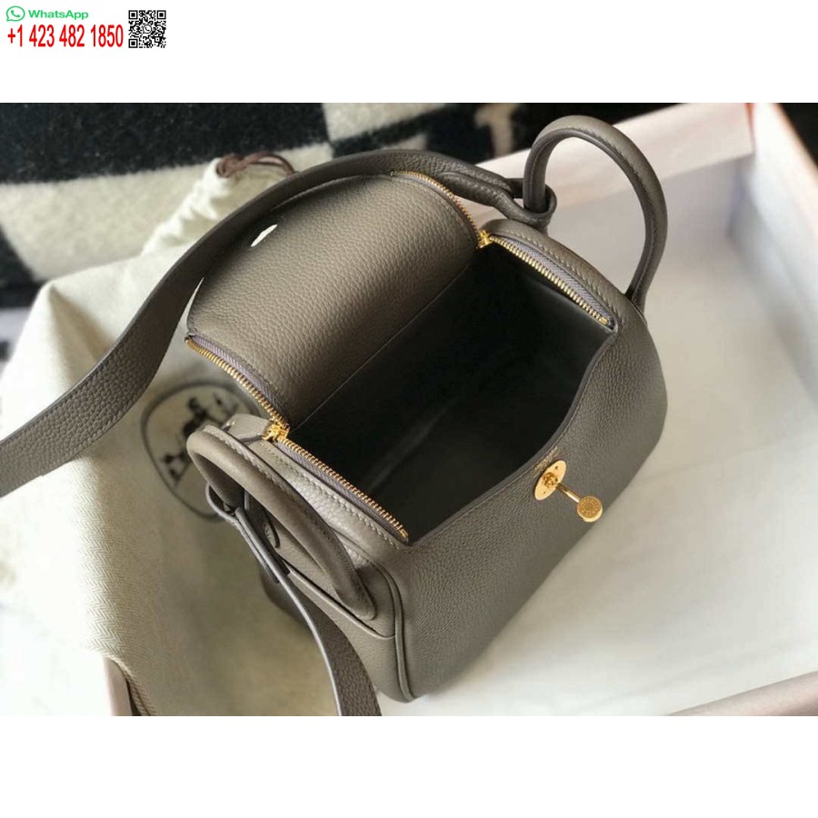 Replica Hermes H079086ck18 Mini Borsa Lindy 19 Cm Semi-manuale H231907