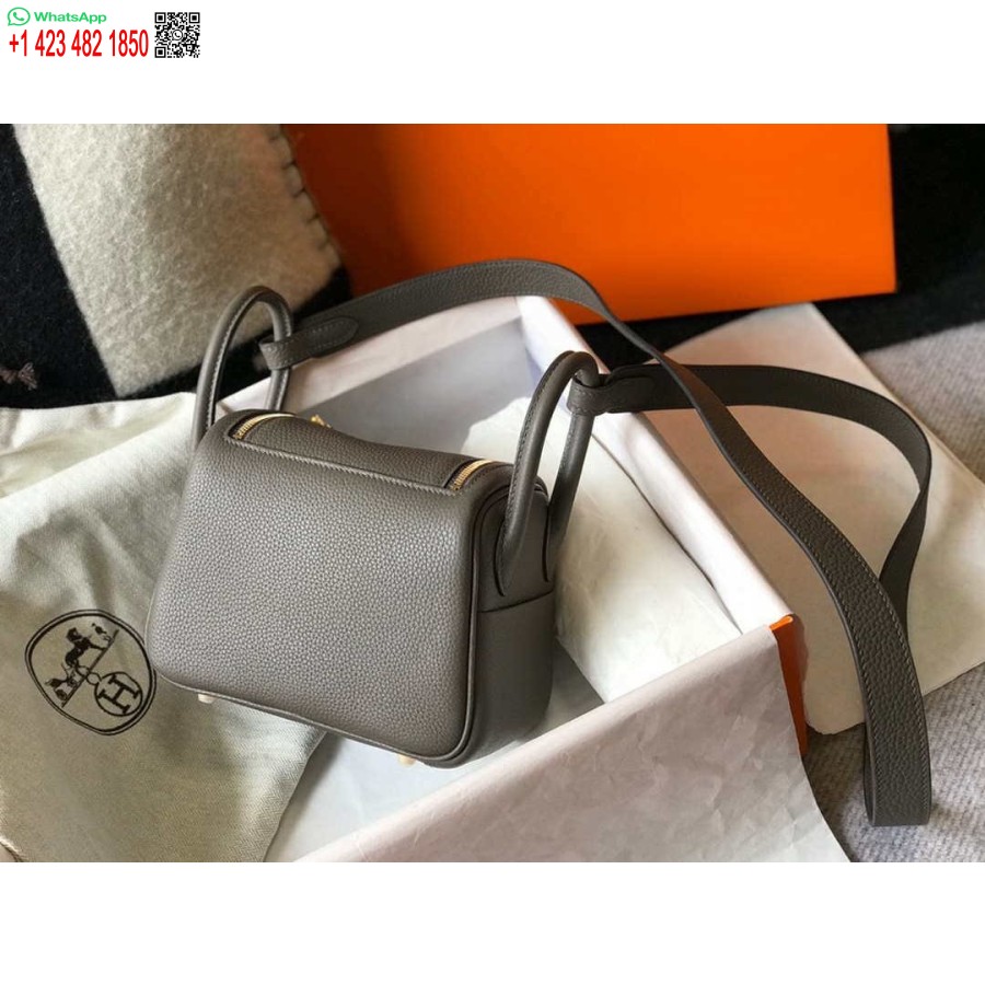 Replika Hermes H079086ck18 Mini Torbica Lindy 19 Cm Polročna H231907