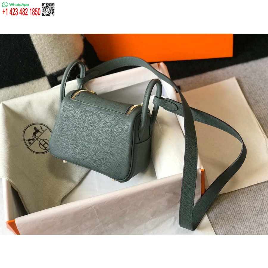 Replika Hermes H079086ck18 Mini Torbica Lindy 19 Cm Polročna H231905