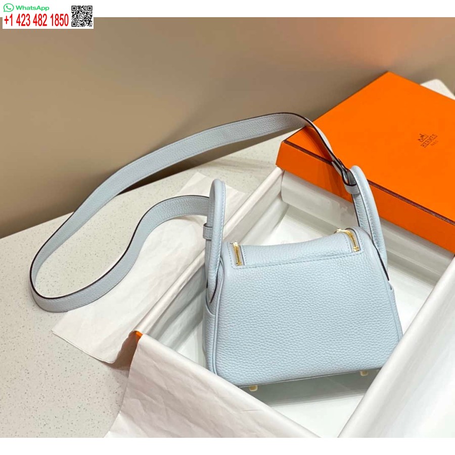 Replika Hermes H079086ck18 Mini Torbica Lindy 19cm Polročna H231901