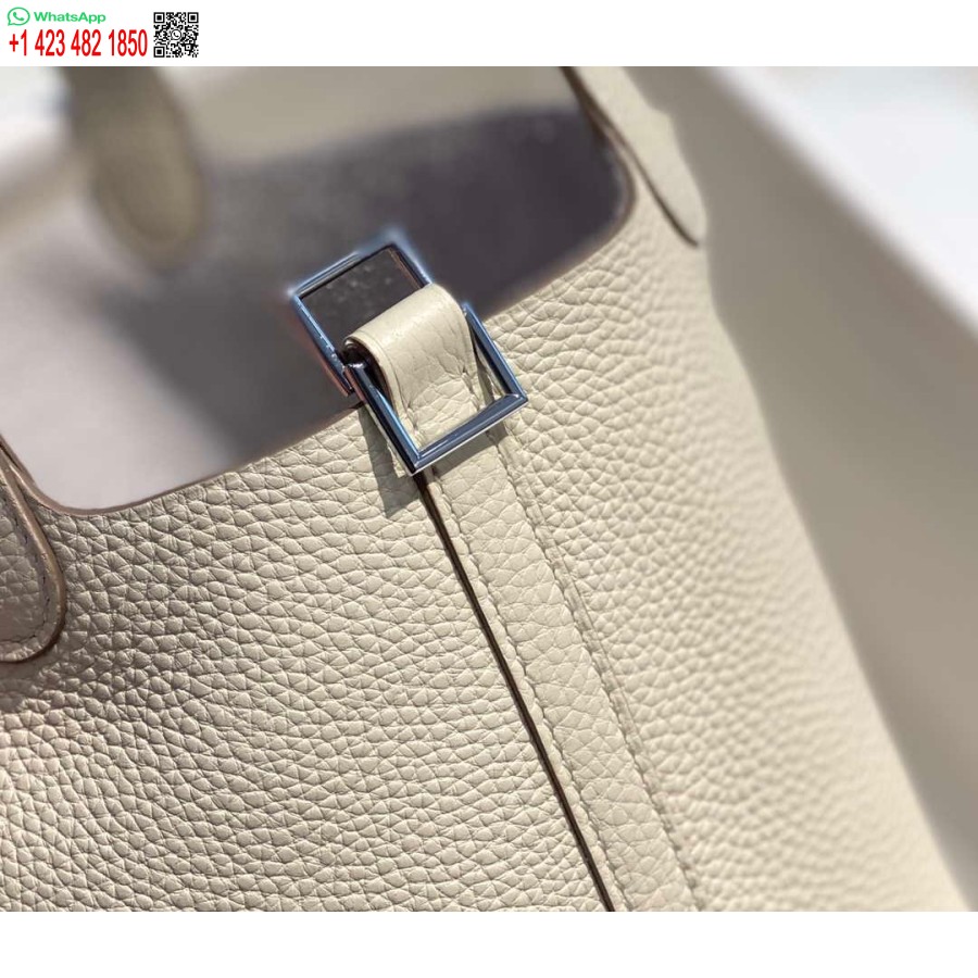 Replika Hermes H056289 Picotin Lock 18 22 Torba H330013 Srebro