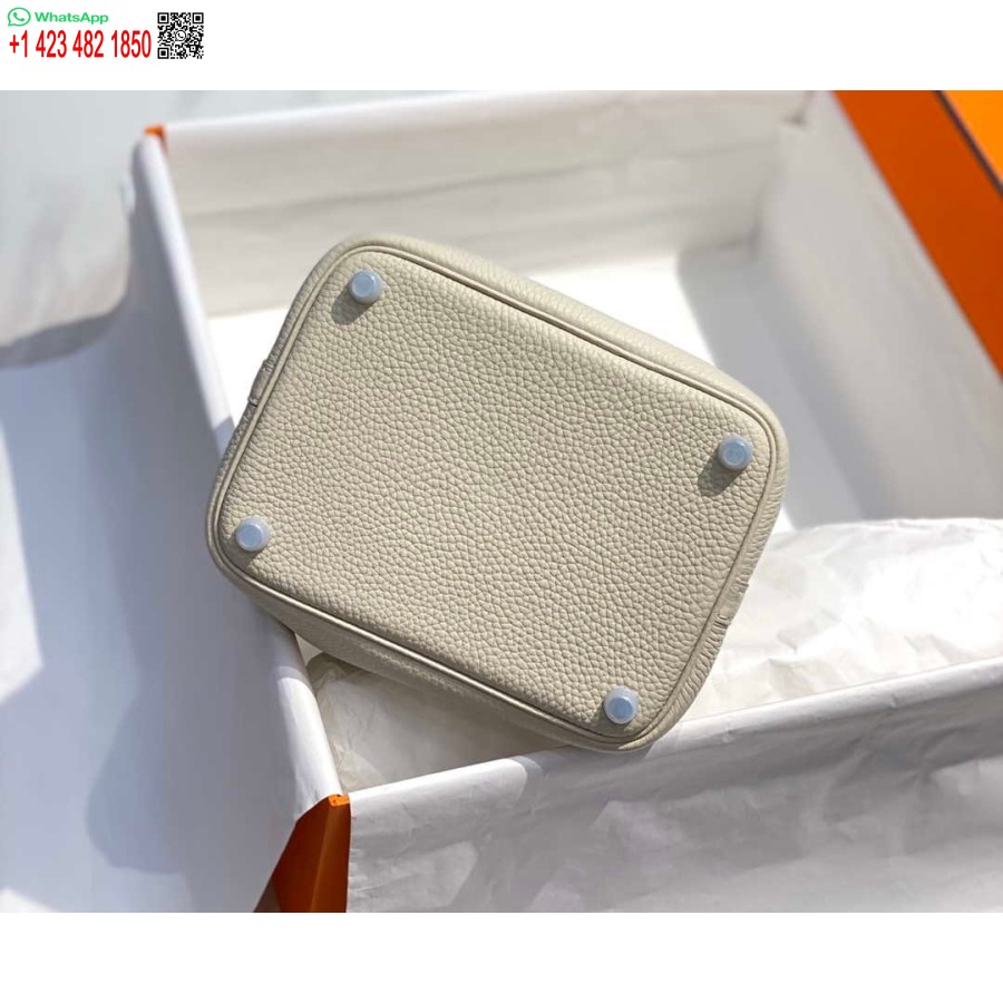 Replika Hermes H056289 Picotin Lock 18 22 Torba H330013 Srebro