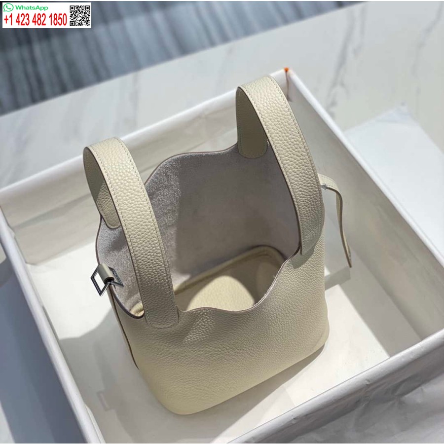 Replika Hermes H056289 Picotin Lock 18 22 Torba H330013 Srebro