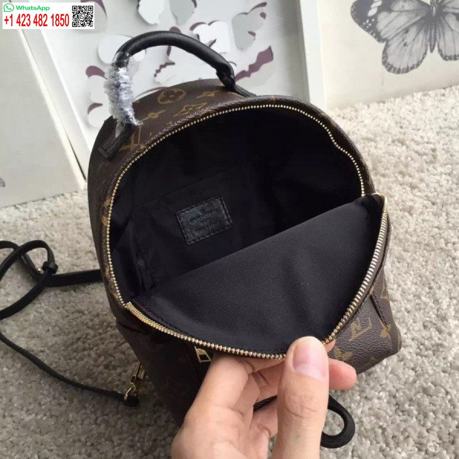 Kopi Louis Vuitton Palm Springs Mini Ryggsekk M41562 Blv017