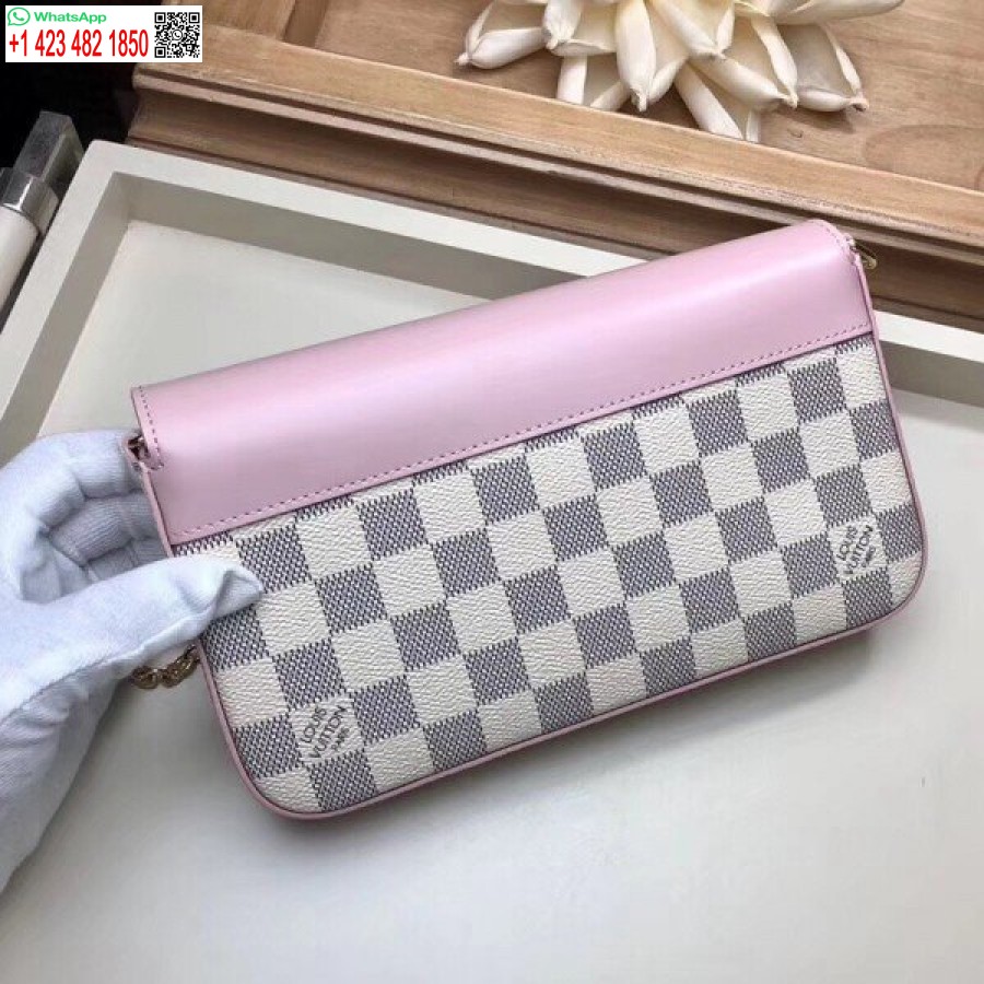 Replika Louis Vuitton Pochette Felicie Damier Azur N60235 Blv034