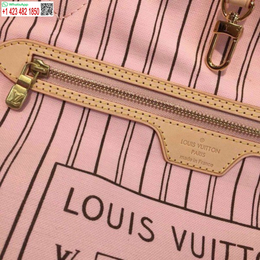 طبق الاصل لويس فويتون Neverfull ملم حقيبة دامييه أزور N41605 Blv068