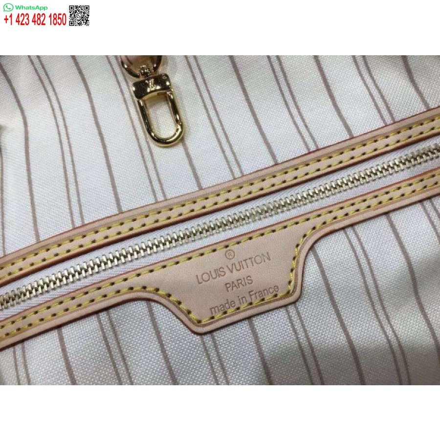 Replica Louis Vuitton Borsa Neverfull Mm Damier Azur N41361 Blv055