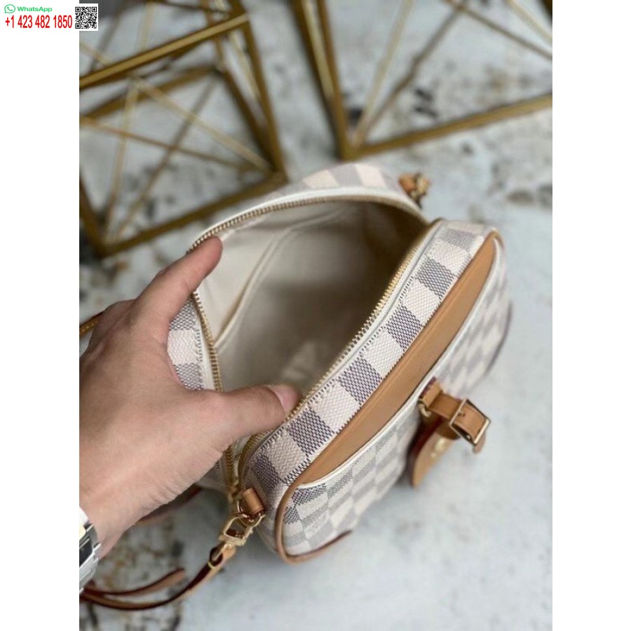 Replica Louis Vuitton Mini Deauville Bag Damier Azur N50048 BLV029