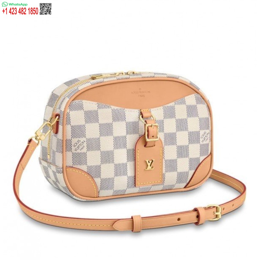 Replica Louis Vuitton Mini Deauville Bag Damier Azur N50048 BLV029