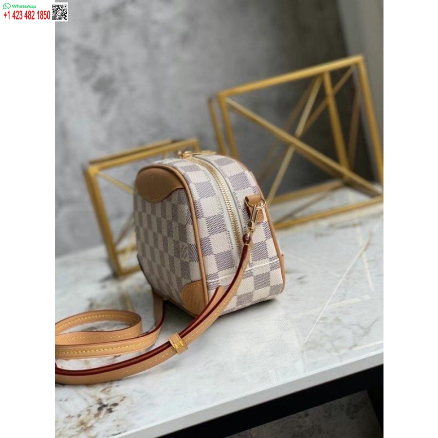 Replica Louis Vuitton Mini Deauville Bag Damier Azur N50048 BLV029