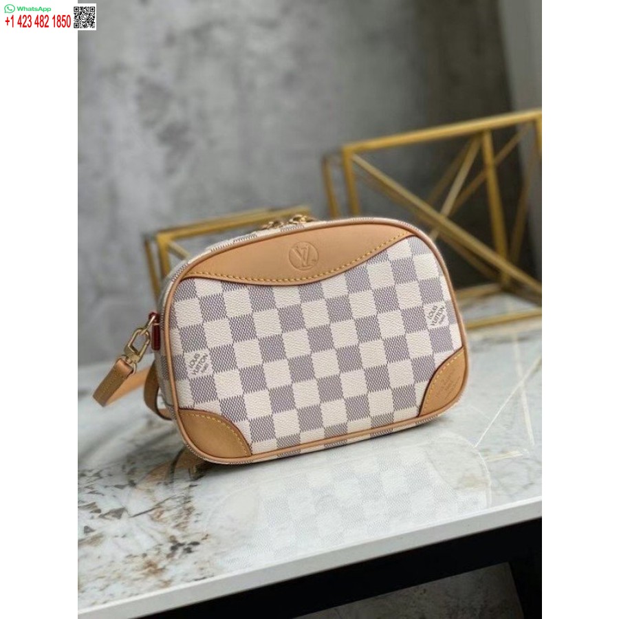 Replica Louis Vuitton Mini Deauville Bag Damier Azur N50048 BLV029