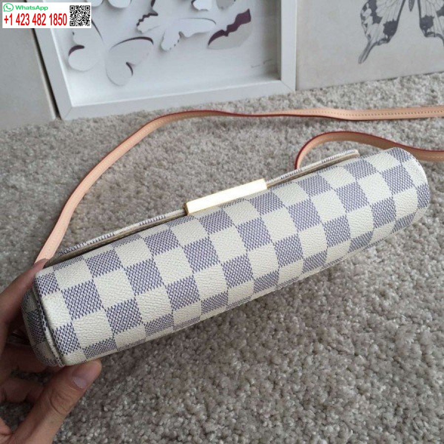 نسخة طبق الأصل من حقيبة لويس فويتون المفضلة MM دامييه أزور N41275 BLV058
