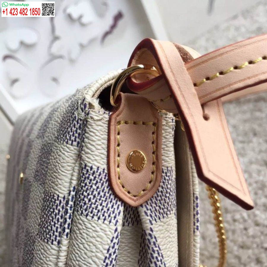 نسخة طبق الأصل من حقيبة لويس فويتون المفضلة MM دامييه أزور N41275 BLV058