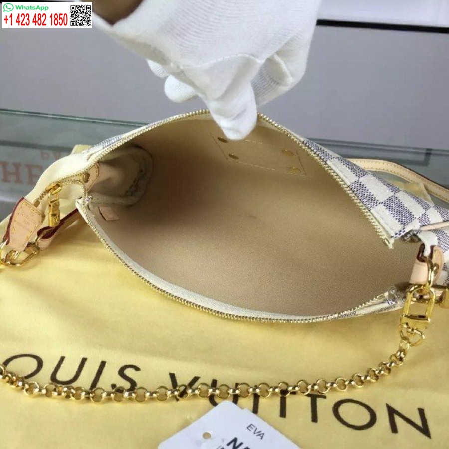 Replica Clutch Louis Vuitton Eva Damier Azur N55214 Blv063