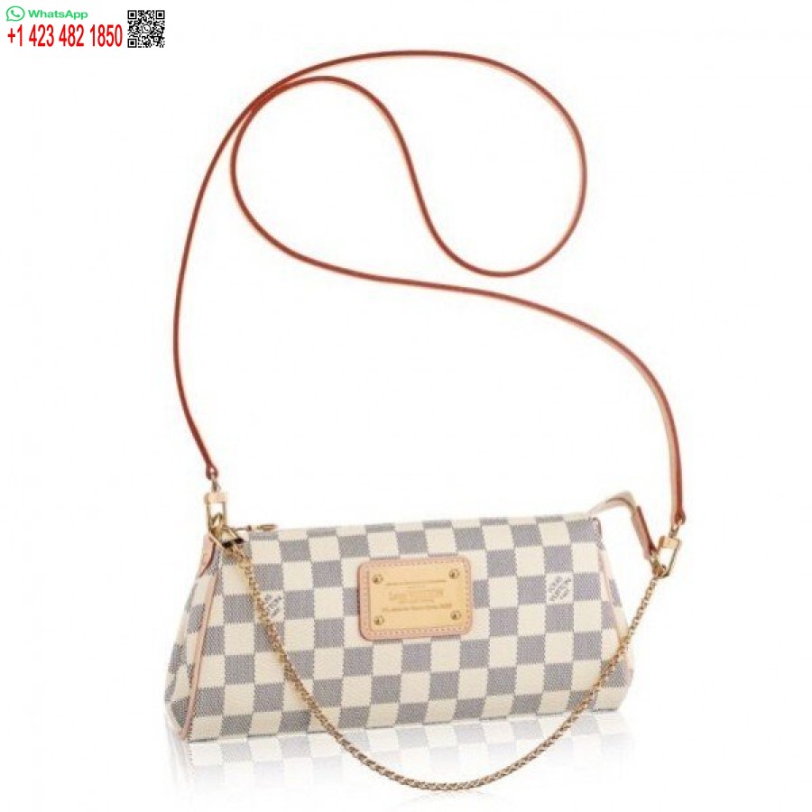 Réplique Louis Vuitton Pochette Eva Damier Azur N55214 Blv063