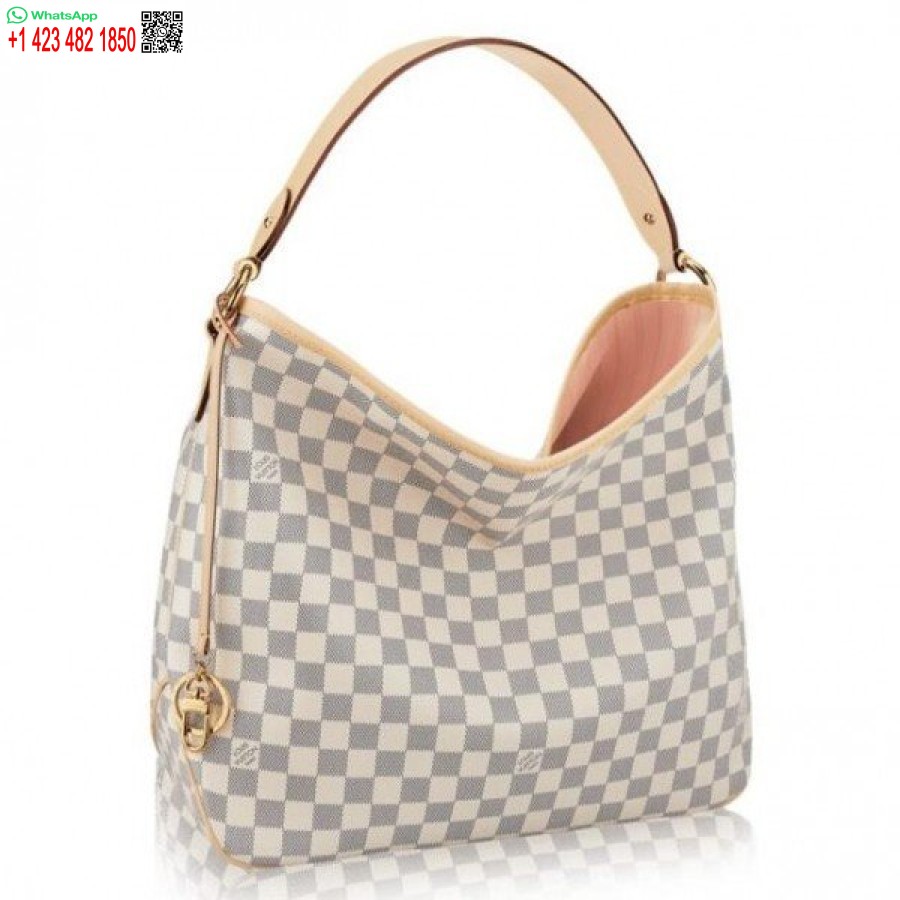 Réplique Louis Vuitton Délicieux Sac Mm Damier Azur N41607 Blv066