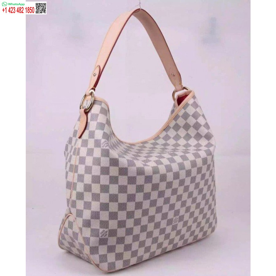 Replica Louis Vuitton Delightful MM Bag Damier Azur N41448 BLV062
