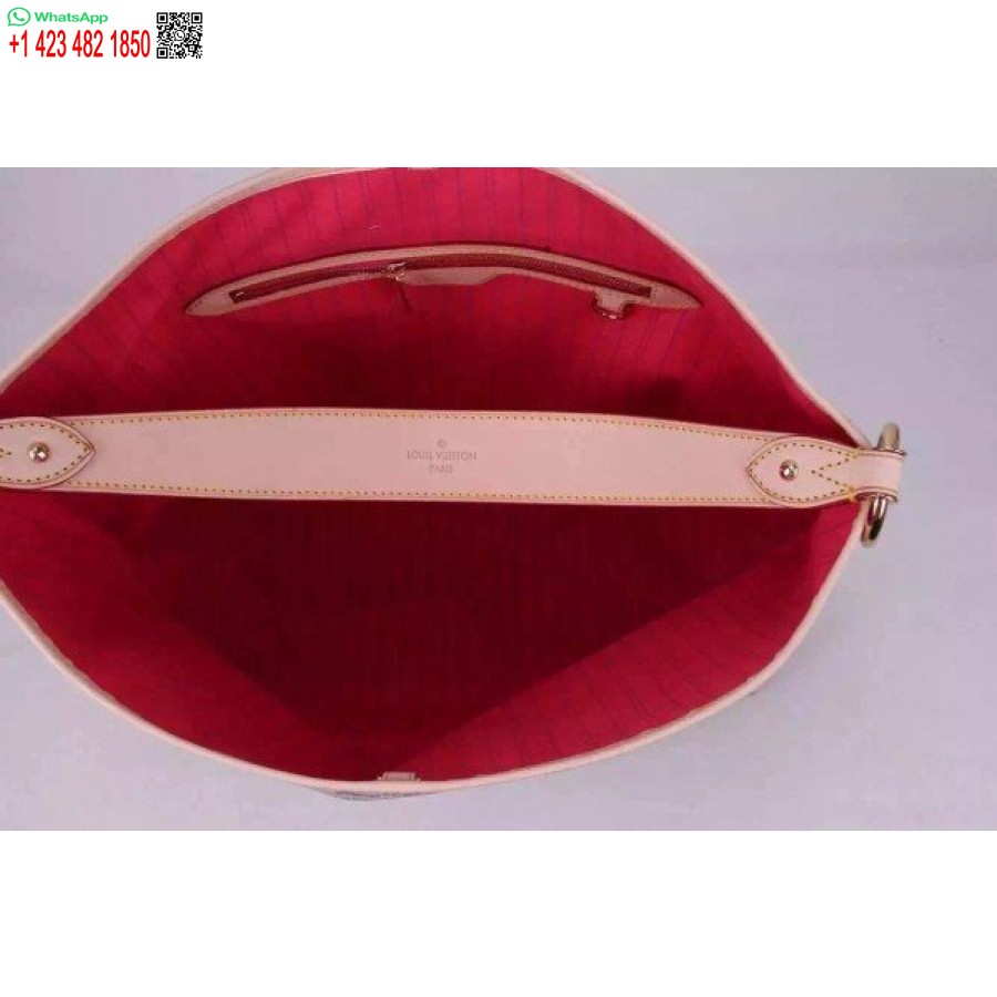 Replica Louis Vuitton Delightful MM Bag Damier Azur N41448 BLV062