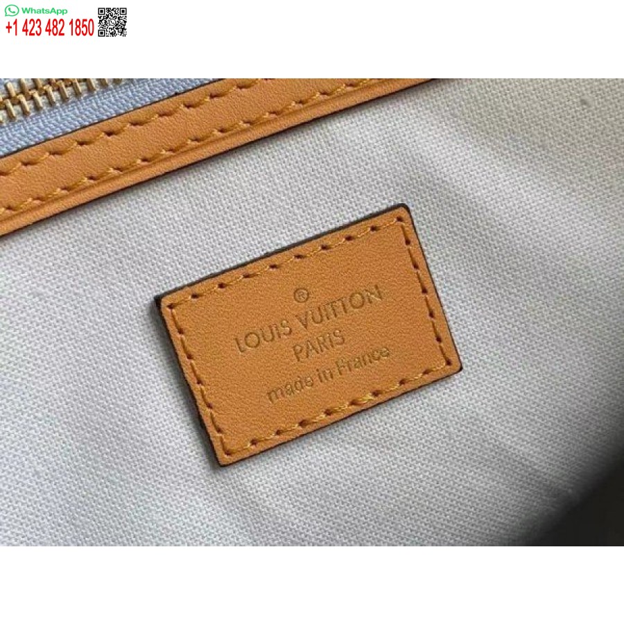 طبق الأصل لويس فويتون دامييه أزور سبيدي باندولير 30 مع حزام مضفر N50054 BLV041